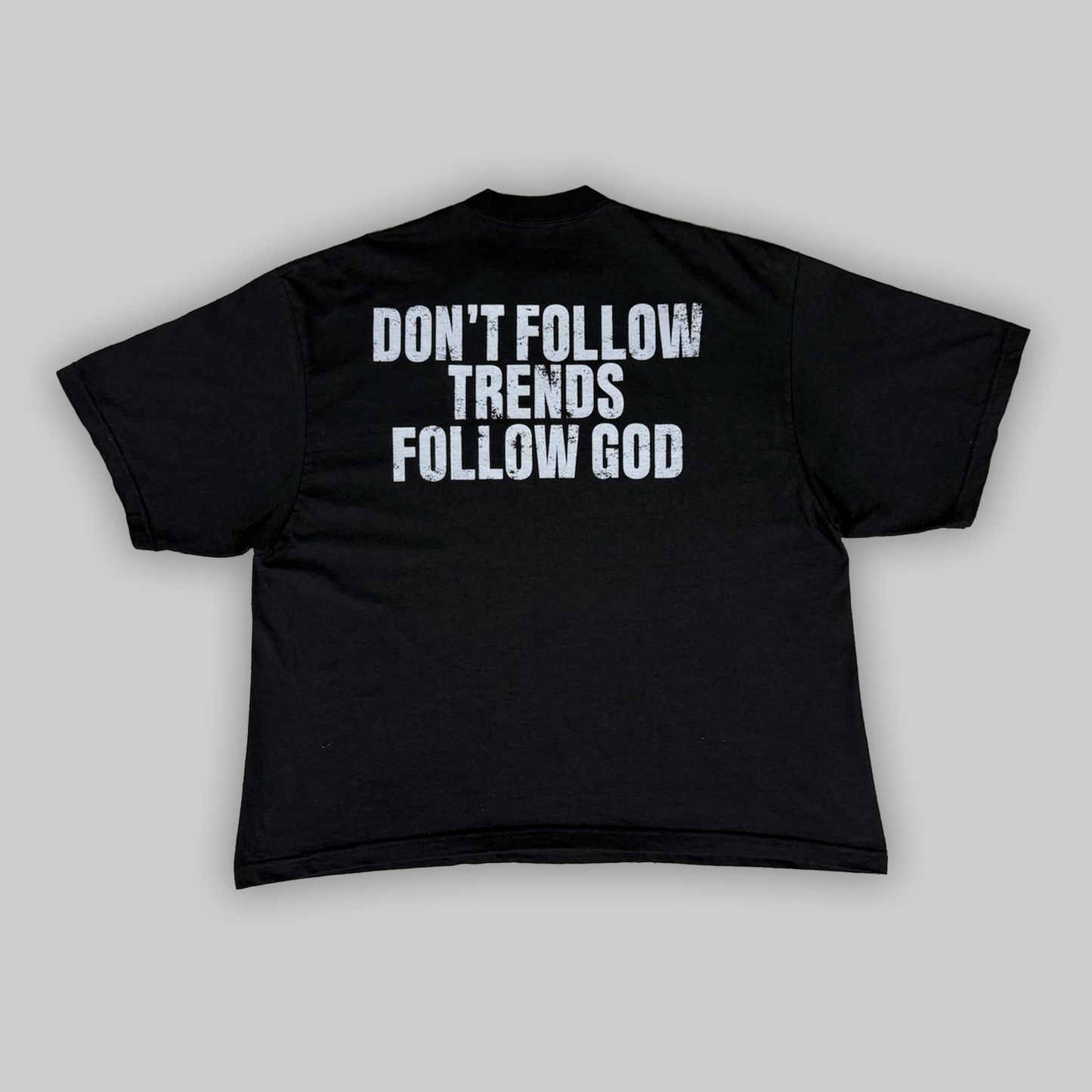 "GOD IS TRENDING" T SHIRT - BLACK